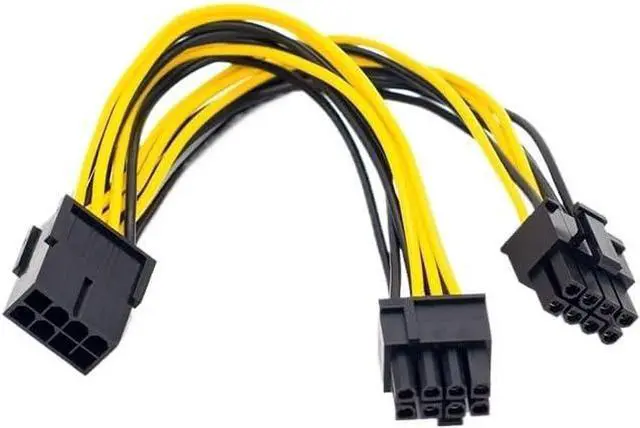 Main image of KUNSR PCIE 8 Pin to 8 Pin Graphic Video Card GPU Adapter Power Supply Splitter Cable 20cm(5 pcs)