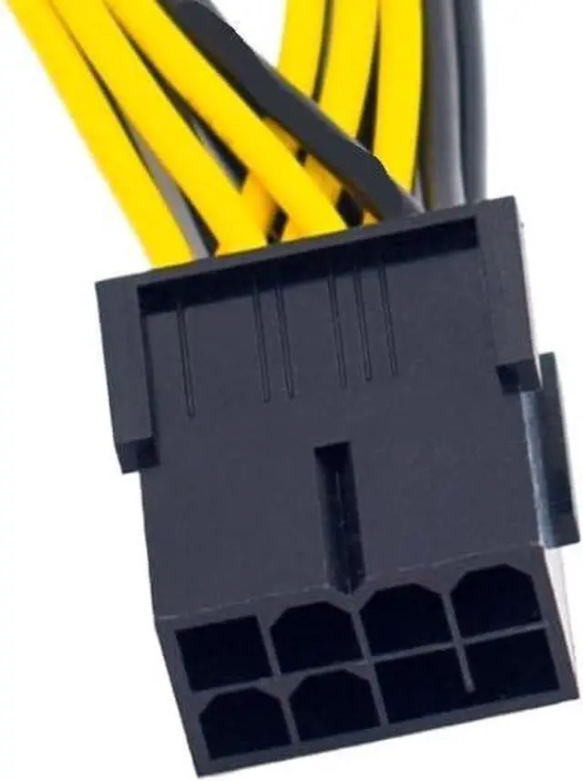 Alt view image 3 of 5 - KUNSR PCIE 8 Pin to 8 Pin Graphic Video Card GPU Adapter Power Supply Splitter Cable 20cm(5 pcs)