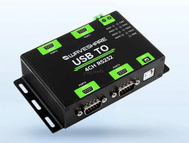 Main image of Industrial Isolated USB to 4CH RS232 Converter (DB9 Male Interface) Adopts Original FT4232HL Chip Compatible with Multi-OS Mac/Linux/Android/Windows (USB to 4CH RS232)