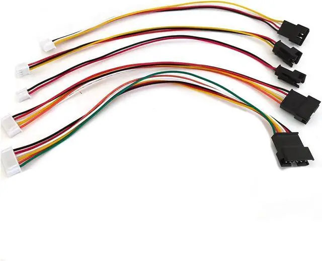 Alt view image 4 of 4 - 5PCS 2.54mm to PH2.0/XH2.54 Plug Socket 2P/3P/4P/5P/6P Male Female Conversion Cable 20cm 26AWG Extension(XH2.54 to SM Female,6p)