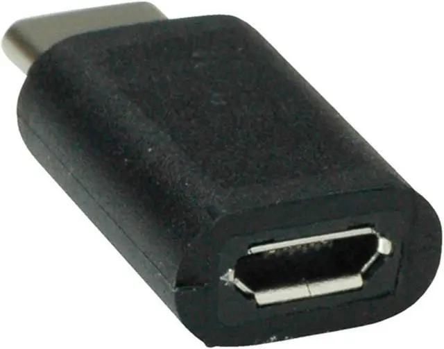 Alt view image 3 of 4 - Value USB 2.0 adapter | Type C - MicroB | Male/Female | Adapter from USB-C male to MicroB female to connect a smartphone to a charger for example.