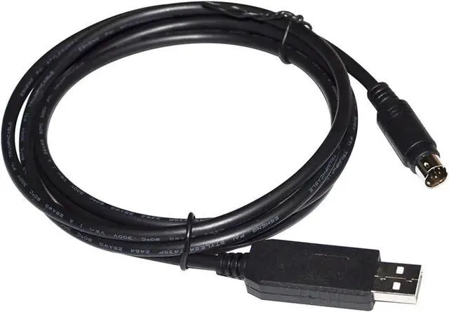 Alt view image 3 of 5 - F/;TD/;1 FT232RL USB to M/i/ni DIN 8 PIN MD8 Male Adapter RS232 Serial Communication Cable Compatible with The Music SEQUENCER Host Port to PC(3m)