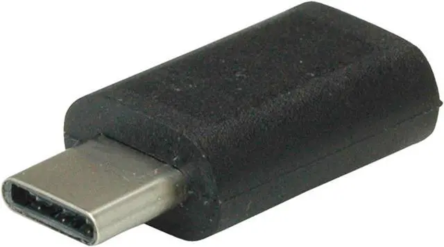 Alt view image 4 of 4 - Value USB 2.0 adapter | Type C - MicroB | Male/Female | Adapter from USB-C male to MicroB female to connect a smartphone to a charger for example.