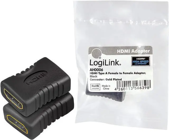 Alt view image 4 of 4 - Logilink Female to Female HDMI Adapter