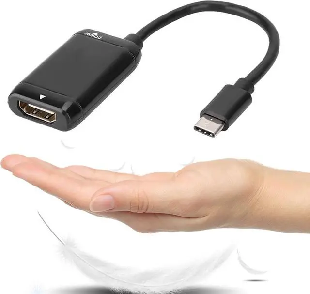 Alt view image 3 of 6 - USB C Type C to Adapter, USB 3 1 Cable for Phone Tablet, High Speed Video and Audio Transmission, Portable and Lightweight Design Video Extension Adapter