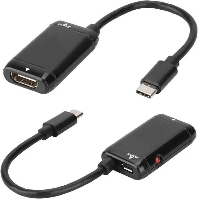 Alt view image 4 of 6 - USB C Type C to Adapter, USB 3 1 Cable for Phone Tablet, High Speed Video and Audio Transmission, Portable and Lightweight Design Video Extension Adapter