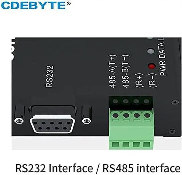 Alt view image 2 of 3 - Ethernet to RS232 RS485 RS422 Modem Transparent Transmission E810-DTU-1RS1E Single Serial Port Server TCP UDP Server Client