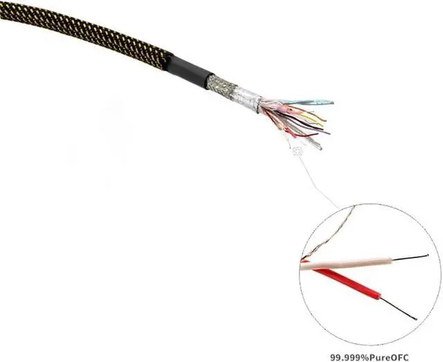 Alt view image 5 of 7 - HIFI IIS I2S DSD Signal Cable High End MKII Audio Data Cable 99.99% Pure OFC Customized 26AWG