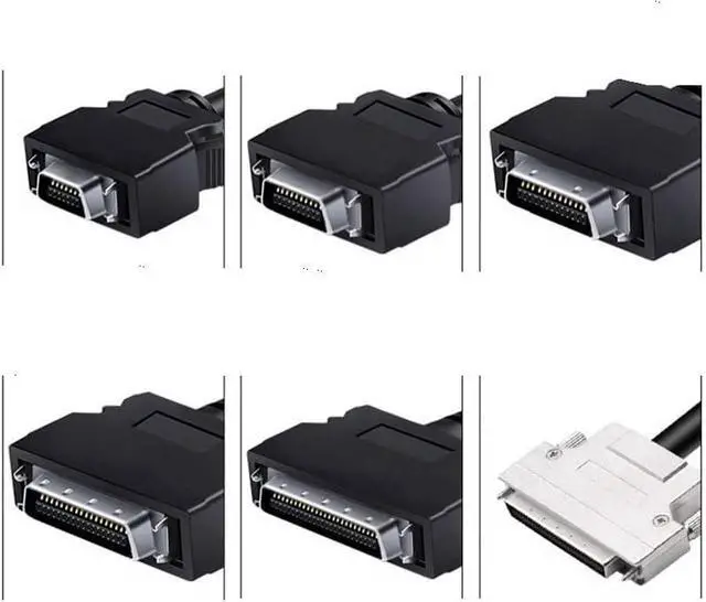 Alt view image 6 of 7 - 50Pin SCSI Line Industrial Grade Servo Drive Male to Male Connection Wire High-Density 14/20/26/36/68Pin Data Scsi Cord(50P,10M)