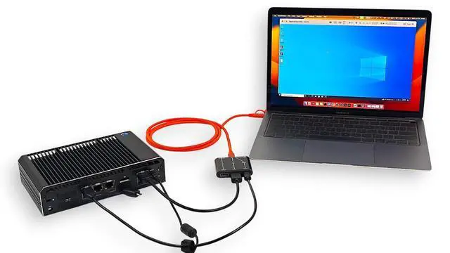 Alt view image 3 of 7 - Mini-KVM, Portable Laptop KVM Console Adapter for BIOS Access, Headless Servers, Mini PCs and Raspberry Pi