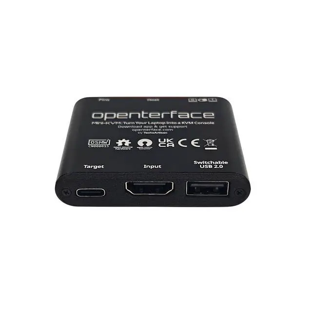 Alt view image 6 of 7 - Mini-KVM, Portable Laptop KVM Console Adapter for BIOS Access, Headless Servers, Mini PCs and Raspberry Pi