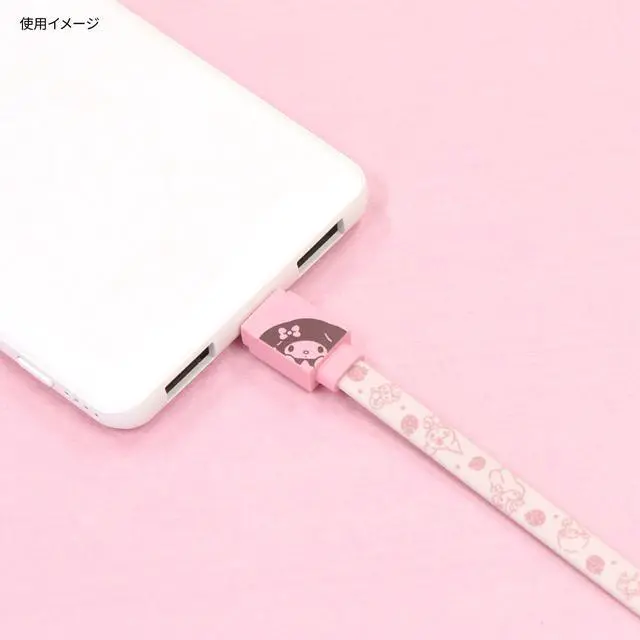 Alt view image 3 of 7 - Gourmandise Sanrio Characters USB Type-C Cable My Melody SANG-304MM