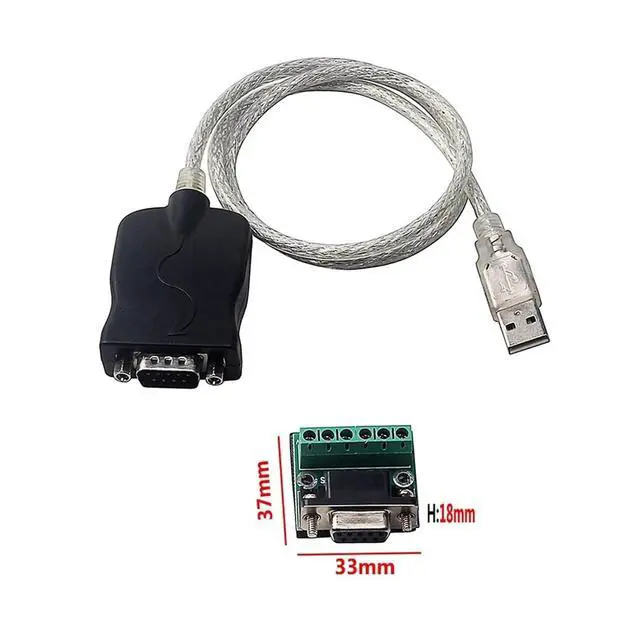 Alt view image 2 of 6 - USB2.0 to RS485 RS-485 RS422 RS-422 DB9 COM Serial Port Converter Adapter Cable PL2303 chip