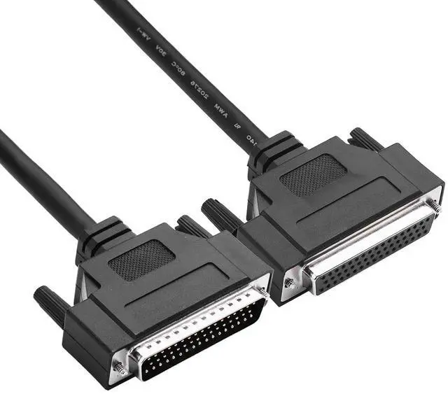 Main image of 6ft DB50 RS232 28AWG Serial Cable Male to Female Computer Monitor Cable 50Pin Straight Through Extension Cable for PC Data Communication