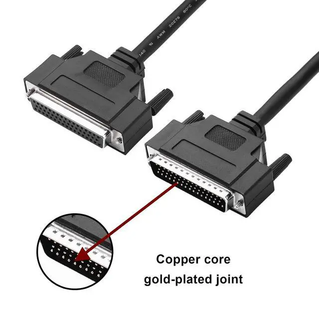 Alt view image 2 of 7 - 6ft DB50 RS232 28AWG Serial Cable Male to Female Computer Monitor Cable 50Pin Straight Through Extension Cable for PC Data Communication