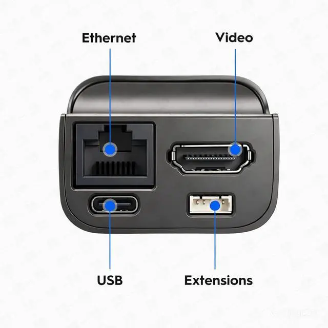 Alt view image 3 of 7 - JetKVM Ultimate Remote Control Bundle: Over-IP KVM + ATX DC Power Control Full Remote Access & Power Management for Any PC, Server, Mini PC, NAS, or DC Device, 1080P@60FPS Low-Latency, O