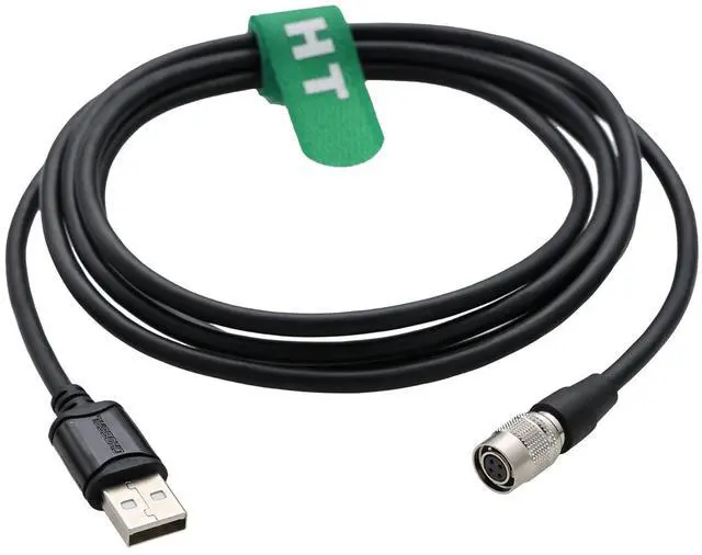 Main image of Data Cable for Itron Mobile Collector to Computer, Hirose 4-pin Female to USB Type-A, 5.9ft