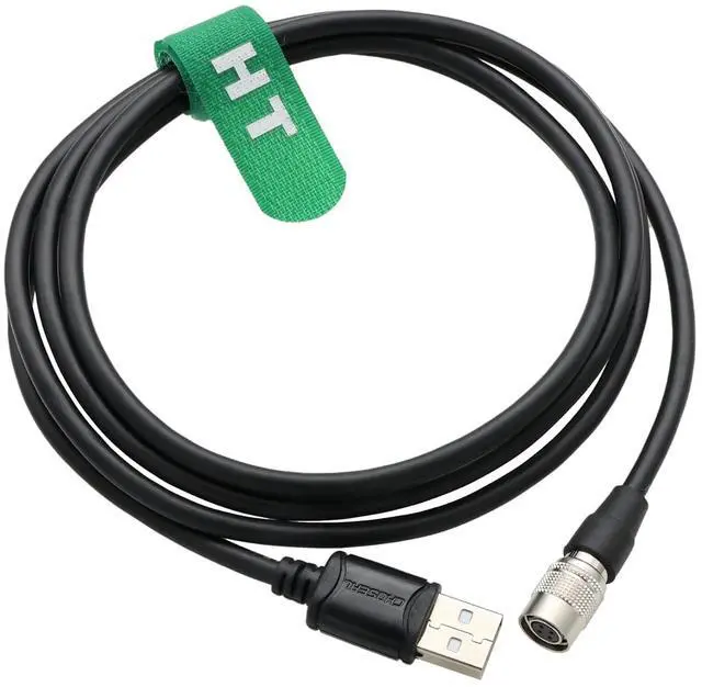 Alt view image 3 of 3 - Data Cable for Itron Mobile Collector to Computer, Hirose 4-pin Female to USB Type-A, 5.9ft
