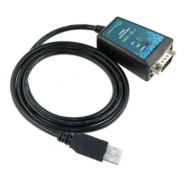 Alt view image 2 of 5 - USB RS232 Adapter 2.0 to RS-232 Male 9 pin DB9 Serial Cable with F&T>D*I Chipset