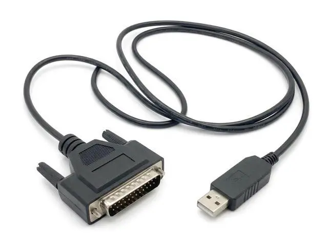 Main image of USB to DB25 Male RS232 Serial Cable, 2m/6ft for CNC Fanuc Machine & PLC Data Communication