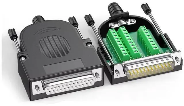 Alt view image 7 of 7 - Soldering-Free DB25 Breakout Connector Industrial Male Female D-SUB 25PIN Plug Adapter DB 25 Weld-Free Serial Parallel Port(PF)