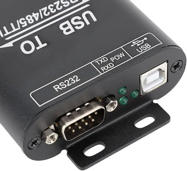 Alt view image 6 of 7 - USB to RS232 485 422 TTL Converter, Industrial Isolated USB Adapter with Aluminum Alloy Housing, Multi - Protocol Serial Converter for Android and 11 10 8.1