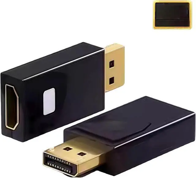 Alt view image 2 of 5 - DisplayPort to HDMI Adapter 4K, DP to HDMI-Compatible Converter