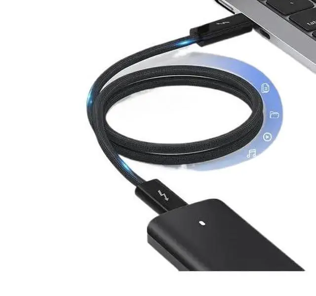 Alt view image 6 of 7 - USB4 Type C Cable 240W 40Gbps 34 Compatible for 8K HD SuperSpeed