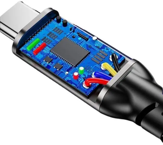 Alt view image 3 of 4 - 8K USB4 Type C Cable 40Gbps 240W PD3.1 QC4.0 for 4/3 Fast Cable USB C to C Data Transfer(1m)