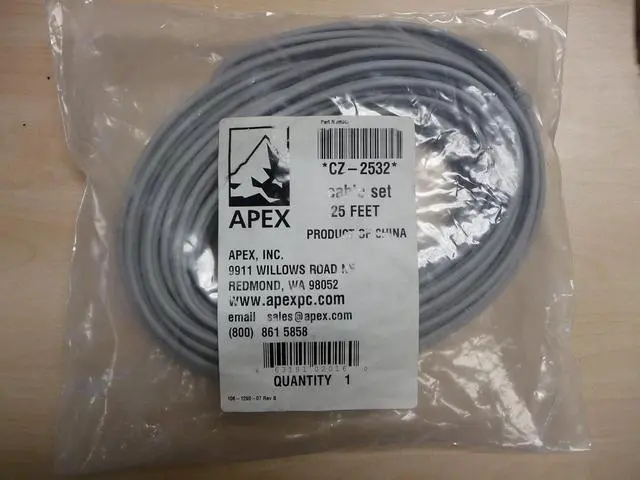 Alt view image 2 of 2 - Apex 25FT Zip KVM-Cable Ddc Complaint
