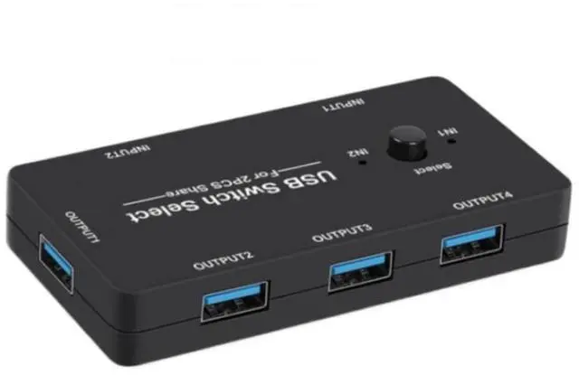 Main image of USB Switch USB 2.0 Two in Four Out Switch