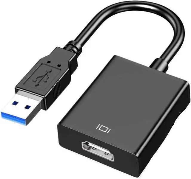 Alt view image 6 of 6 - USB 3.0 to HDMI Adapter 1080P USB to HDMI-Compatible Video Converter(USB2.0)