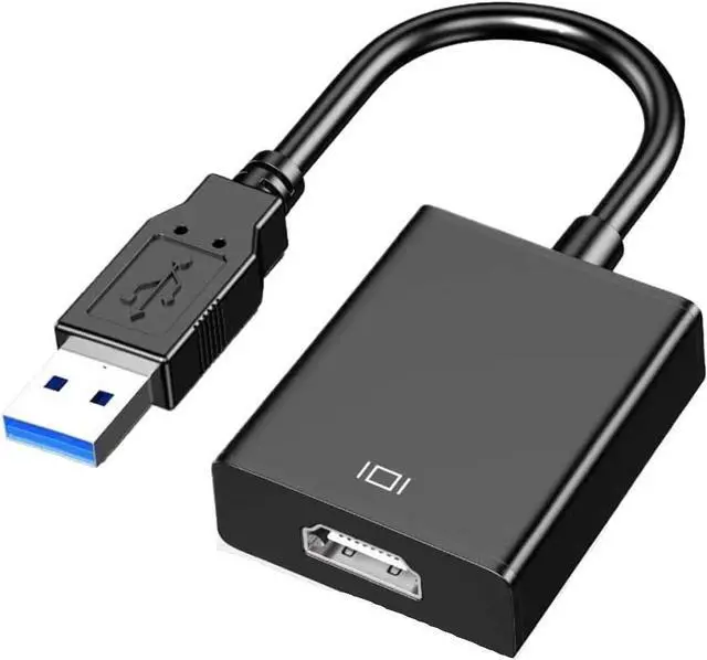 Alt view image 5 of 5 - USB 3.0 to HDMI Adapter 1080P USB 2.0 to HDMI-Compatible Converter External Video Card(USB2.0)