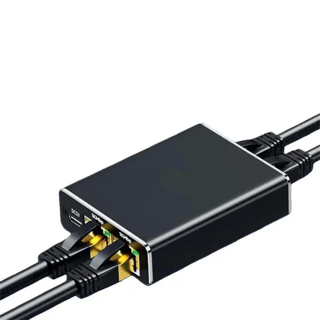 Alt view image 3 of 7 - 1000Mbps RJ45 Splitter 1 to 3 Ethernet Adapter LAN Connector Switch Coupler(1 to 3)