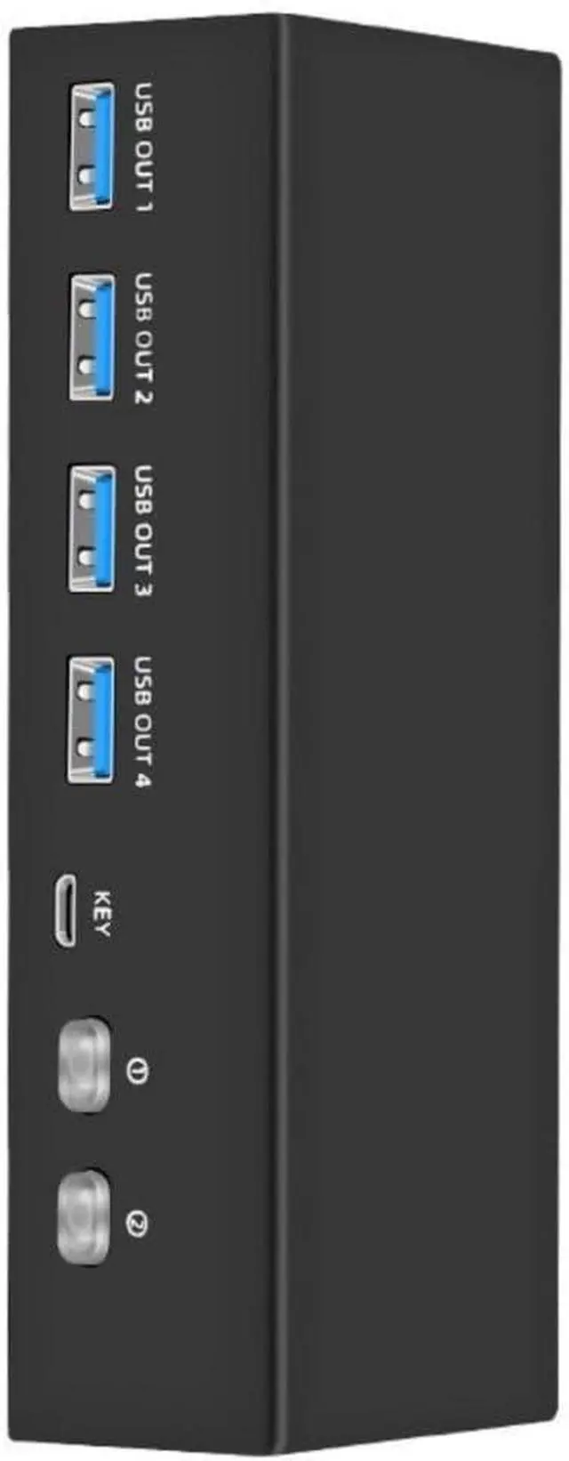 Main image of KVM Switcher for 2 Computers USB3.0 KVM Switcher 2 in 2 Out 4 USB3.0 Port for Mouse Monitors