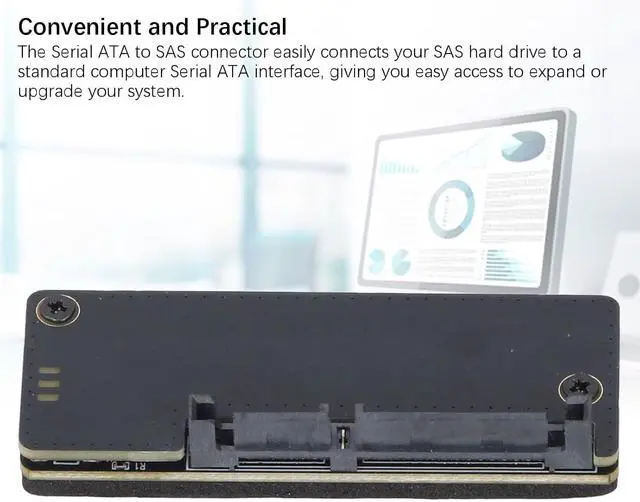 Alt view image 2 of 7 - 6Gbps Serial ATA to SAS Hard Drive Adapter, 22Pin 7 15Pin to 29Pin Converter, High Speed Data Transfer for Win 7 10 11, Stable Connection, Wide Compatibility, Easy System Upgrade