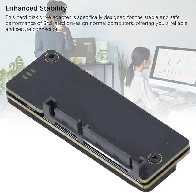 Alt view image 3 of 7 - 6Gbps Serial ATA to SAS Hard Drive Adapter, 22Pin 7 15Pin to 29Pin Converter, High Speed Data Transfer for Win 7 10 11, Stable Connection, Wide Compatibility, Easy System Upgrade