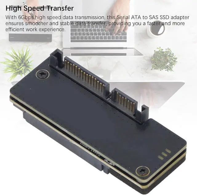 Alt view image 6 of 7 - 6Gbps Serial ATA to SAS Hard Drive Adapter, 22Pin 7 15Pin to 29Pin Converter, High Speed Data Transfer for Win 7 10 11, Stable Connection, Wide Compatibility, Easy System Upgrade