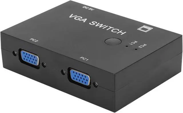 Alt view image 5 of 6 - Vga Splitter Computer Accessory 2-In-1-Out 2 Port Switcher Hd Display Accessories for Host Switch, Vga Splitter Vga Adapter Computer Accessories