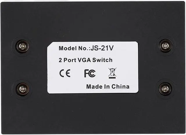 Alt view image 6 of 6 - Vga Splitter Computer Accessory 2-In-1-Out 2 Port Switcher Hd Display Accessories for Host Switch, Vga Splitter Vga Adapter Computer Accessories