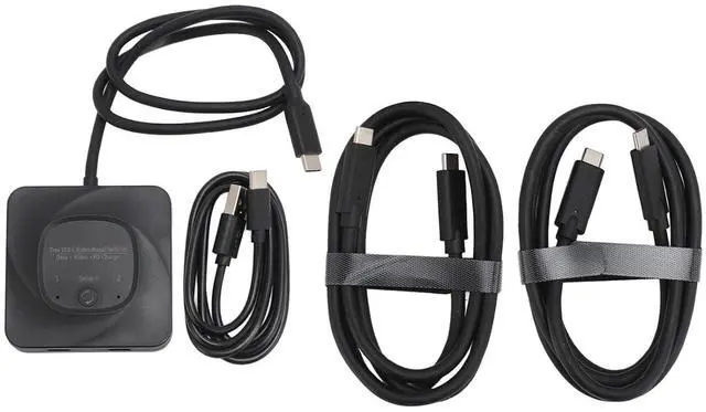 Main image of USB C KVM Control, 2 Computers 1 Docking Station, High Speed Interface Switcher with 8K@60Hz, 100W PD Fast Charging, 10Gbps Data Transfer, USB C Controller for Dual Display, Includ