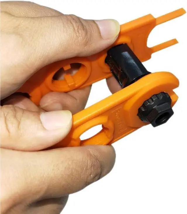 Alt view image 6 of 7 - Solar Connector Wrench Disconnect Tool Cable Wire Assembly and Disassembly Tool for Solar Panel Cable PV System Wire,Solar MC-4 Spanner Wrench Disconnect Tool 20PCS