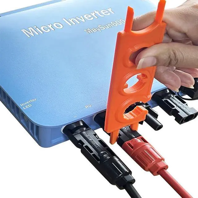 Alt view image 5 of 7 - Solar Connector Wrench Disconnect Tool Cable Wire Assembly and Disassembly Tool for Solar Panel Cable PV System Wire,Solar MC-4 Spanner Wrench Disconnect Tool 20PCS