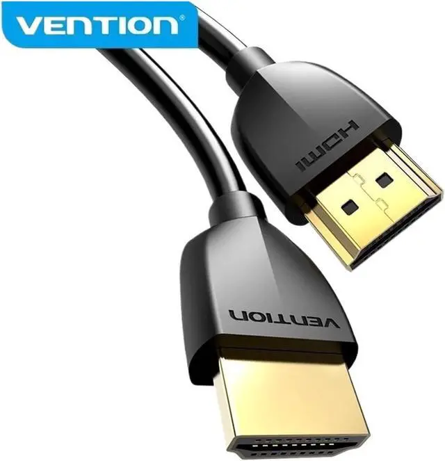 Alt view image 2 of 4 - 4K Slim HDMI-Compatible Cable for Mi Box P;S/4 1m 2m Plated Port 4K 1080P 3D Cable 4K/60Hz HDMI-Compatible(2M)