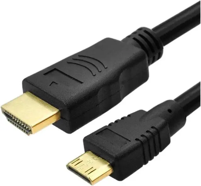 Alt view image 2 of 6 - 1080P MiniHDMI-Compatible Cable Suitable for DSLR Cameras HD TV Display HDMI-Compatible Cable 1M 300cm 5M(5m)