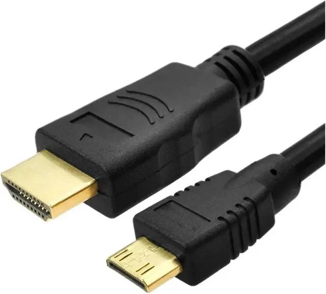 Alt view image 5 of 6 - 1080P MiniHDMI-Compatible Cable Suitable for DSLR Cameras HD TV Display HDMI-Compatible Cable 1M 300cm 5M(5m)