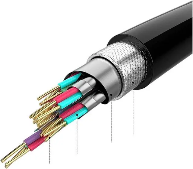 Alt view image 4 of 6 - 1080P MiniHDMI-Compatible Cable Suitable for DSLR Cameras HD TV Display HDMI-Compatible Cable 1M 300cm 5M(5m)