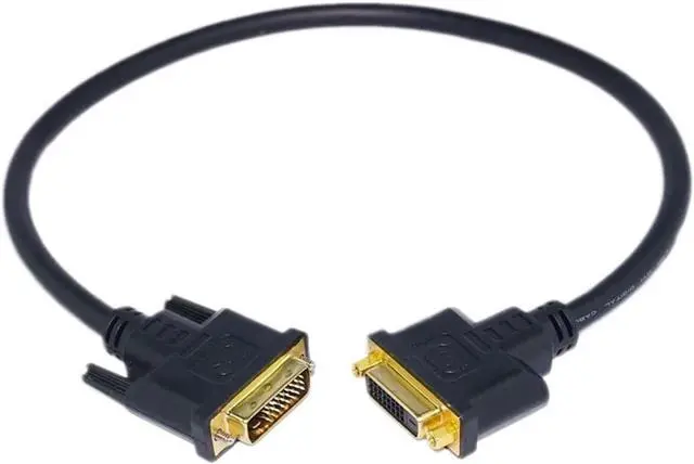 Alt view image 4 of 5 - DVI-D 24+1 Digital Video Male to Male/Female Extension Cable with Ferrites 0.5m(Male to Female)
