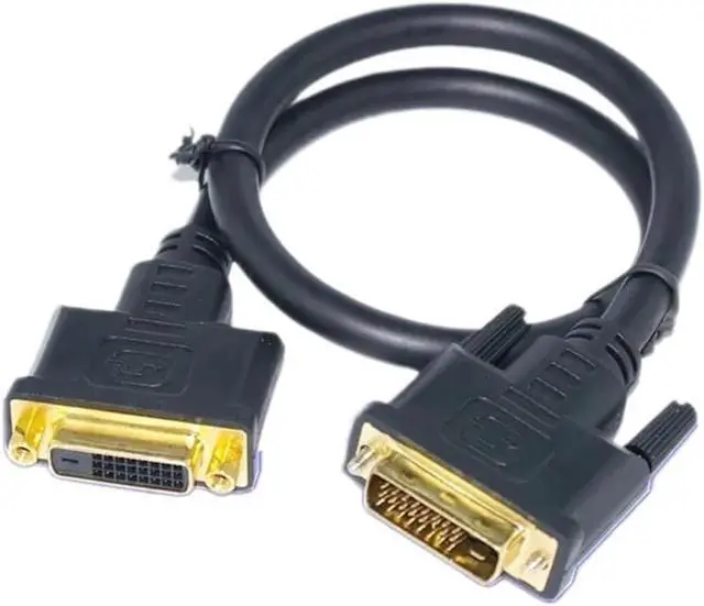Alt view image 5 of 5 - DVI-D 24+1 Digital Video Male to Male/Female Extension Cable with Ferrites 0.5m(Male to Female)