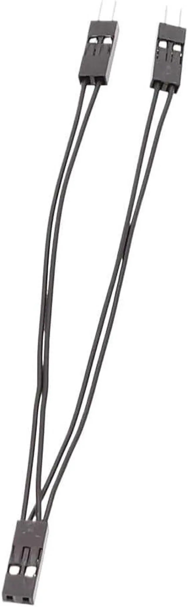 Alt view image 6 of 7 - KUNSR Terminal Wire 2.54mm Single Female to Male 10cm 2 Pins for PC Motherboard Power SW/Reset HDD Hard Drive(10PCS)